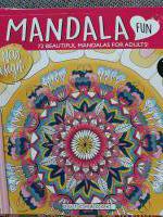 Kleurboek volwassenen / Mandala fun - donkerroze