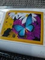 Diamond painting - vlinder (blauw) -20×30 cm