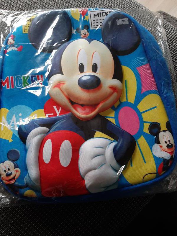 blauwe rugzak - Mickey Mouse.  / 3D