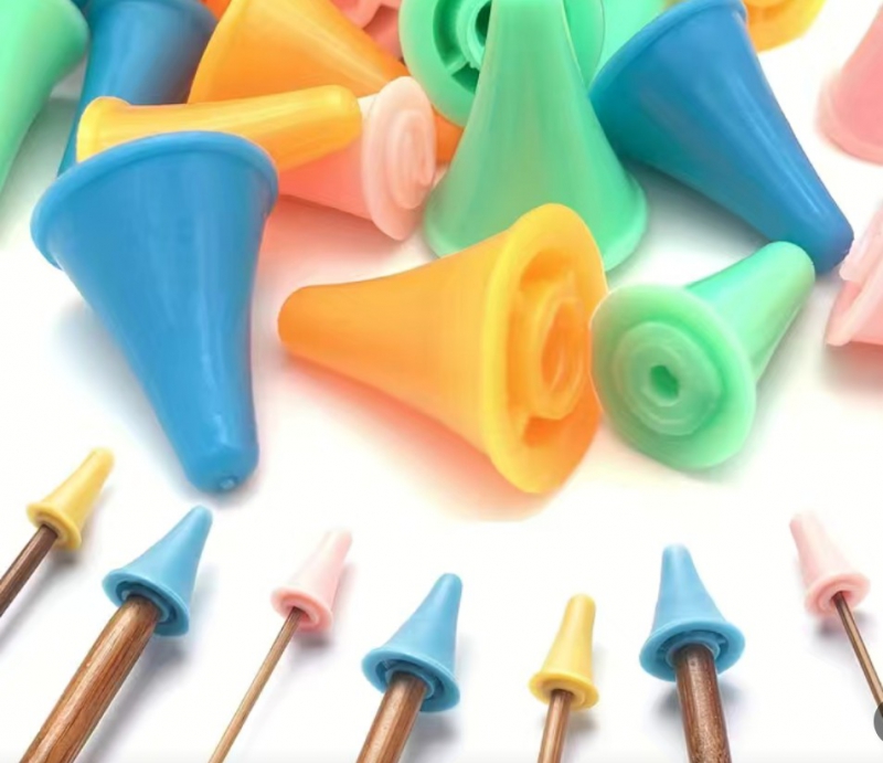 Breihulpjes/ breinaald stoppers / 4 st / dikke en dunne