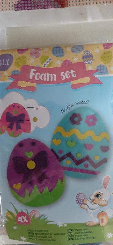 Foam / vilt Paas set. Pasen paasei / eieren