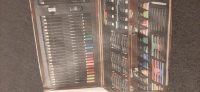 kleurpotloden/ 97 delige kleurpotloden & schilders benodigdheden koffer