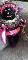 Pieterman knecht: Paars roze zwart