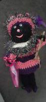 Pieterman knecht: Paars roze zwart