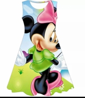 Verkleedset/ pyjama/ Disney/ Minnie mouse maat 122