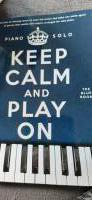Piano boek:  Keep calm and play on / solo /The  blue book