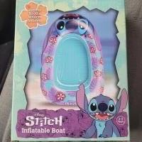 Opblaasbare boot  - Stitch  blauw paars