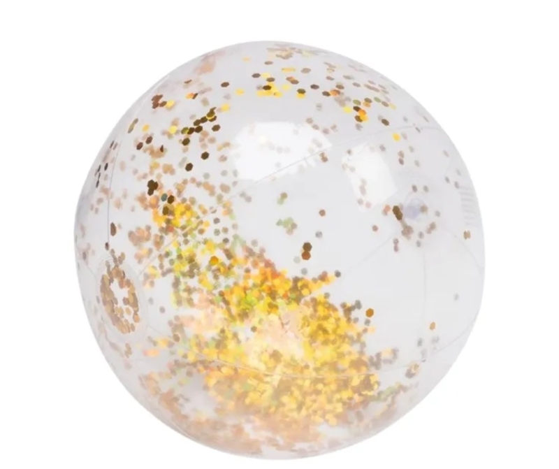 strandbal - opblaasbare zwembad bal / glitter