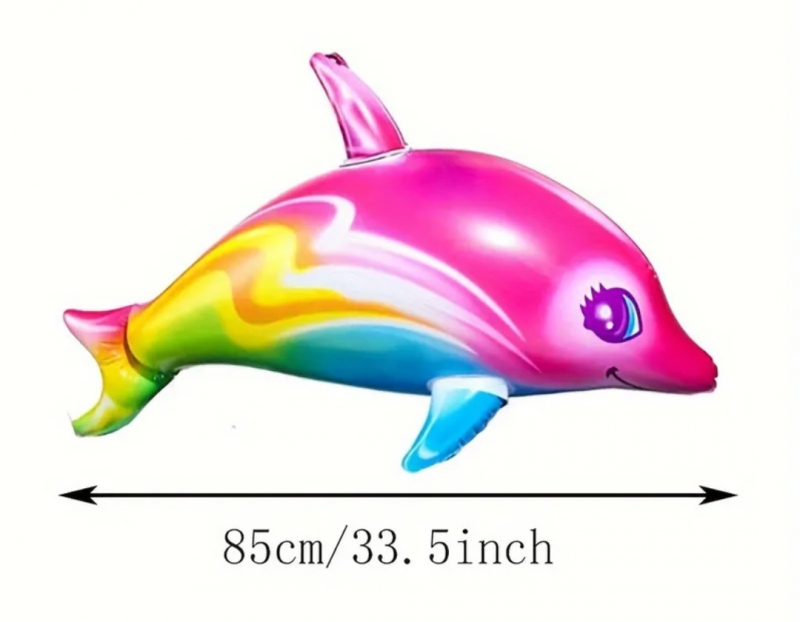 Zwembad  opblaas dolfijn gekleurd