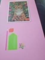 Diamond painting  - Rode kat - poes