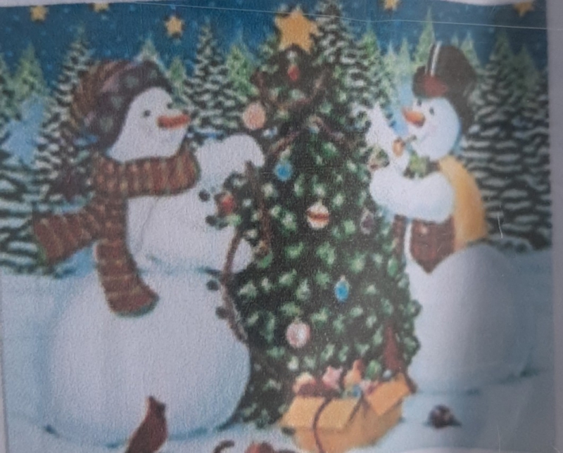 Kerst - Sneeuwpoppen met boom