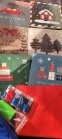 6 kerstkaarten - Diamond painting  +popup