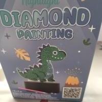 Diamond painting  - lampje -Dino