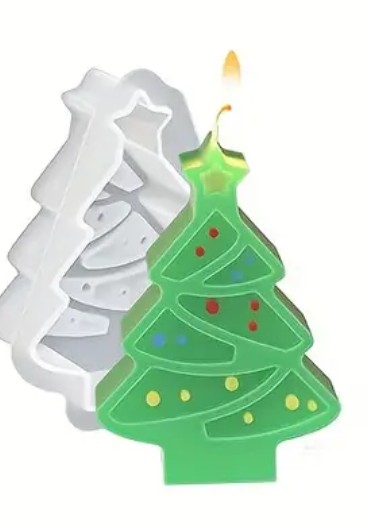 Kaarsen mal - kerstboom