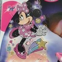 Diamond painting- nacht Minnie Mouse lamp -