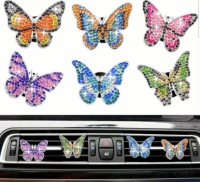 Diamond painting- Auto versiering  - 6 vlinders