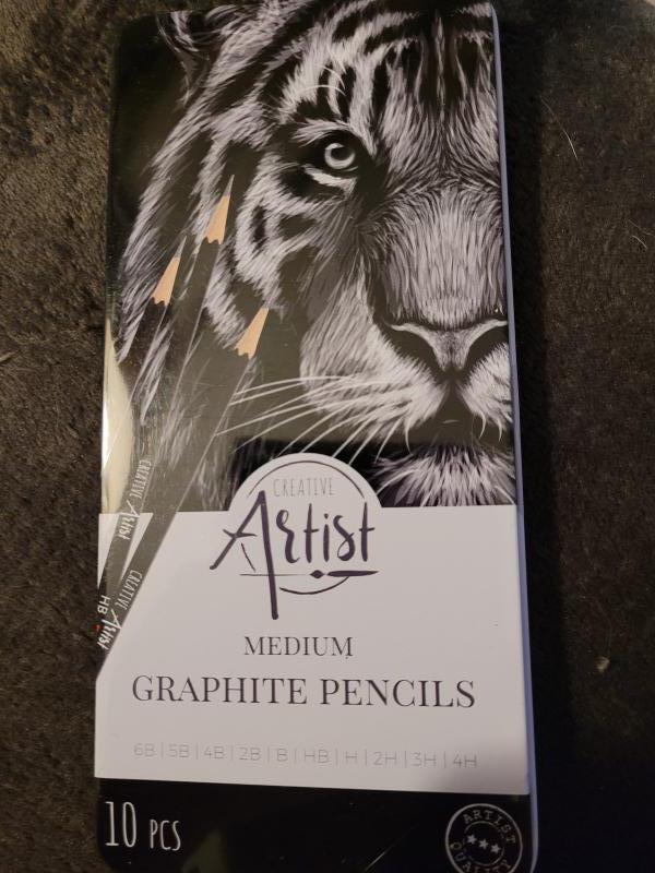 artist medium grafiet potloden