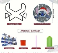 D.p. onderzetters- 8 - stitch kerst