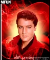 Diamond painting Elvis Presley  rood