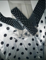 Petticoat mt 38 wit zwart