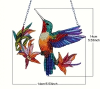 raamhanger Diamond painting zwaluw