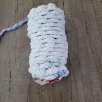 Windspinner wol - wit lichtblauw