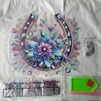 D.P. Raamhanger-  Hoefijzer met bloemen