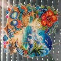 Diamond painting  - Raamhanger- strand zee