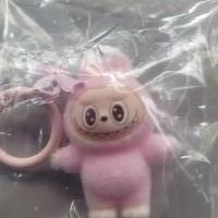 Labubu - sleutelhanger- klein - roze