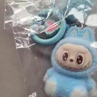 Labubu - sleutelhanger- klein - blauw