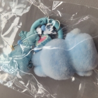 Labubu - sleutelhanger- klein - blauw