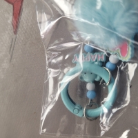 Labubu - sleutelhanger- klein - blauw