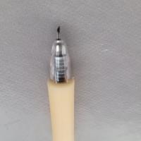 ergonomische Prikpen met grip - geel