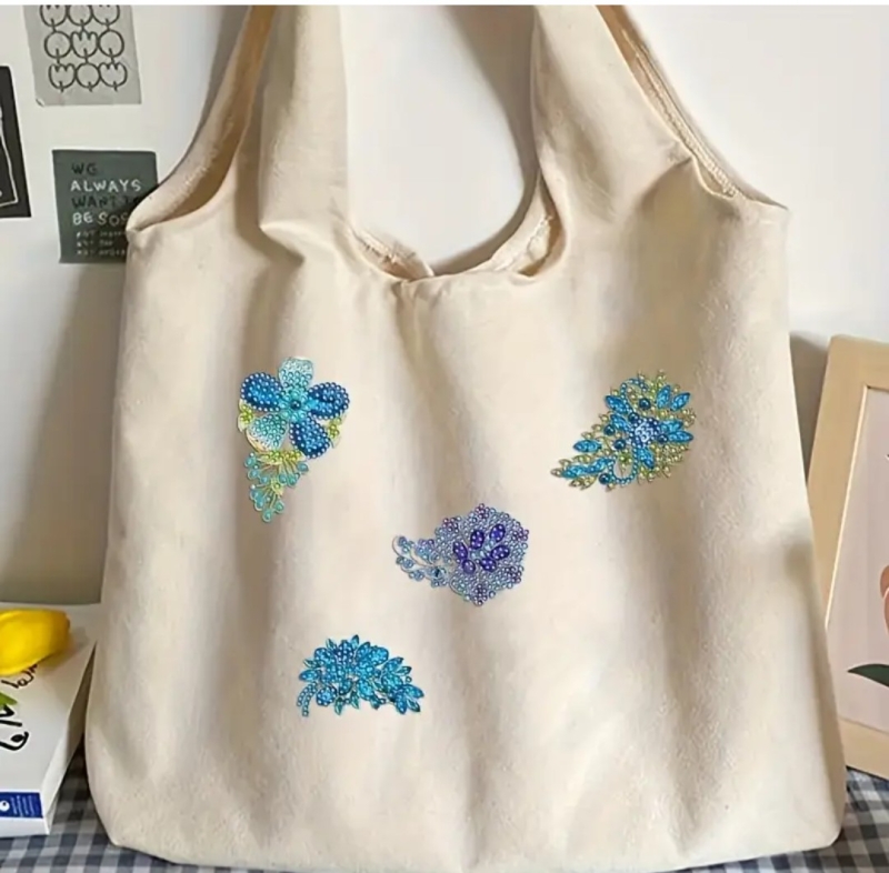 Diamond painting- 4x Broche-bloemen