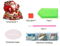 Kerst Diamond painting  kerstman standaard