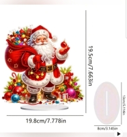 Kerst Diamond painting  kerstman standaard