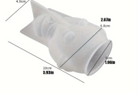 Kaarsenmal - kerst - sneeuwpop