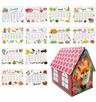 Kalender huisje- vos - 2026 - Diamond p.