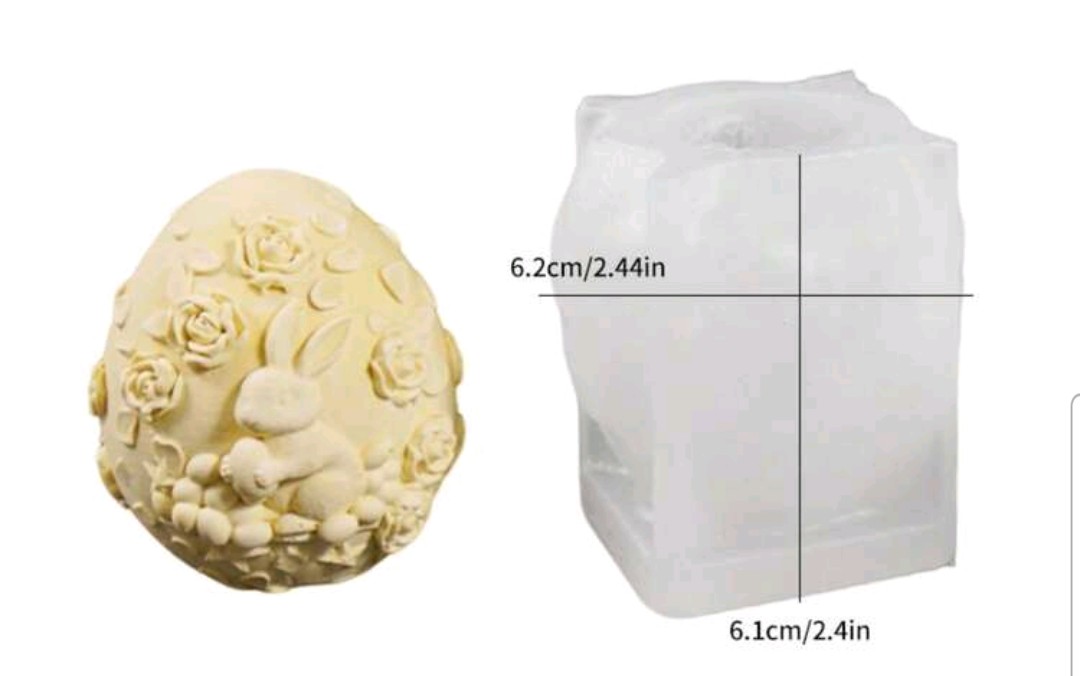 Kaarsenmal  - Pasen - ei met versiering