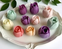 kaarsen zeep mal - open tulp