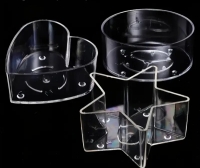 6 x Waxine houder rond 