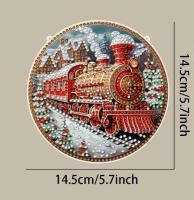 Raamhanger Trein Locomotief Kerst