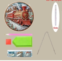 Raamhanger Trein Locomotief Kerst