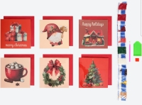 Diamond p. kerstkaarten  + popup