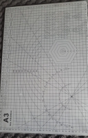 Snijmat A3 - wit.- dubbel zijdig bedrukt