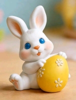 Kaarsenmal Pasen - Haas met ei