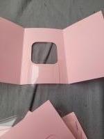 Zelf kaarten maken- venster kaarten - roze