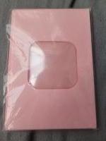 Zelf kaarten maken- venster kaarten - roze