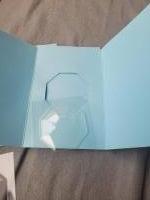 Zelf kaarten maken- venster kaarten - blauw