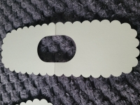 Zelf kaarten maken-  3x Slab kaarten - geel